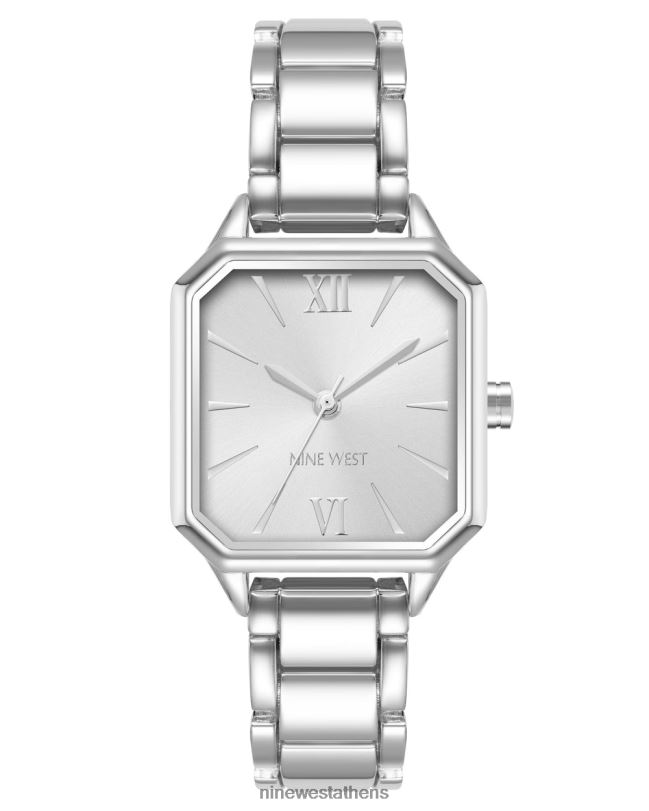 Nine West ρολόι βραχιόλι με τετράγωνη θήκη 4L4BF2857