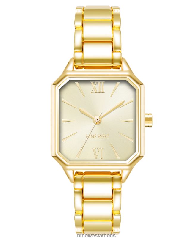Nine West ρολόι βραχιόλι με τετράγωνη θήκη 4L4BF2859
