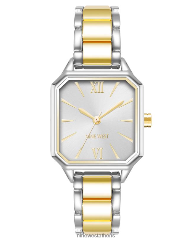 Nine West ρολόι βραχιόλι με τετράγωνη θήκη 4L4BF2872