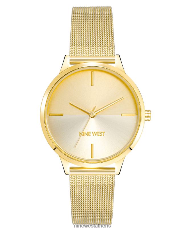 Nine West ρολόι βραχιόλι με διχτυωτό καντράν 4L4BF2903