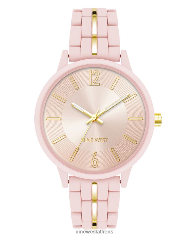 Nine West ρολόι βραχιόλι με μεταλλικό τόνο με καουτσούκ 4L4BF2904