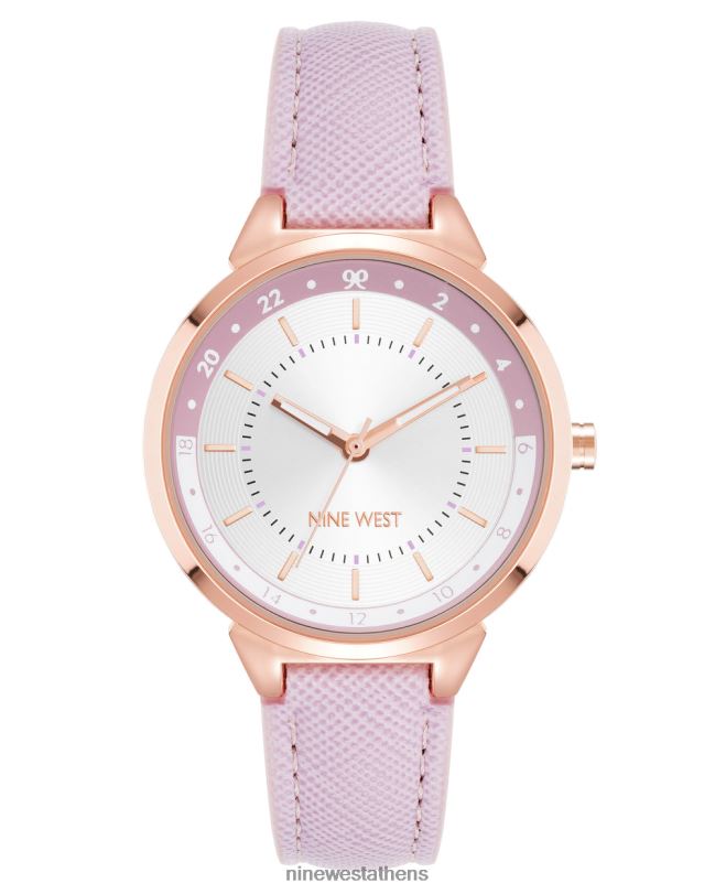 Nine West ρολόι με λουράκι saffiano 4L4BF2871