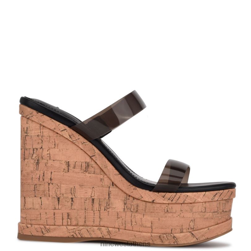 Nine West σανδάλια πλατφόρμα rapps wedge 4L4BF776