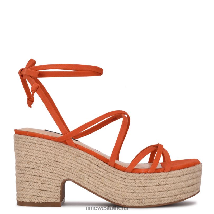 Nine West σανδάλια πλατφόρμας με riplee ankle wrap 4L4BF798