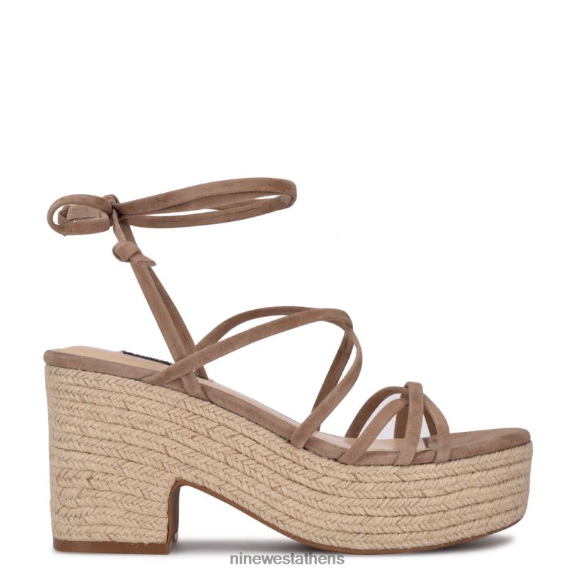 Nine West σανδάλια πλατφόρμας με riplee ankle wrap 4L4BF800