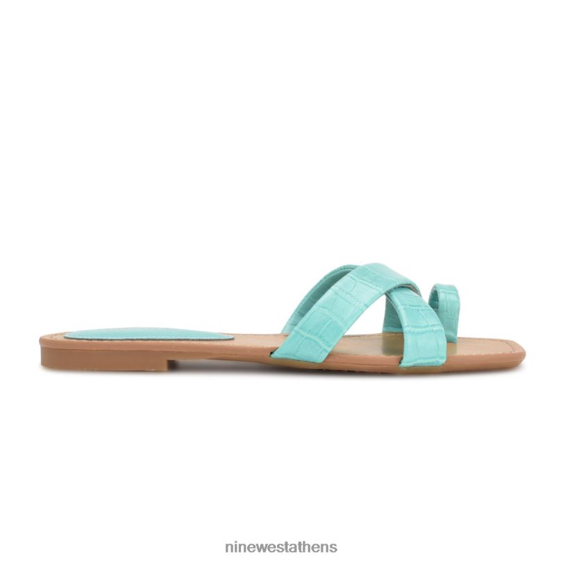 Nine West dotty flat slide σανδάλια 4L4BF1076