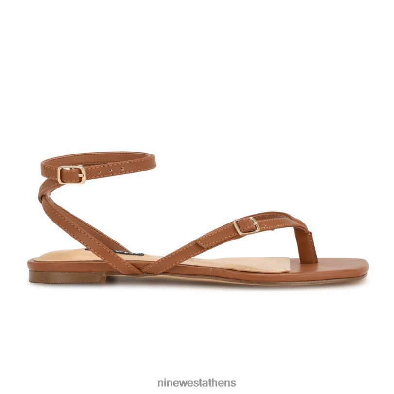 Nine West flat σανδάλια nelson ankle wrap 4L4BF36