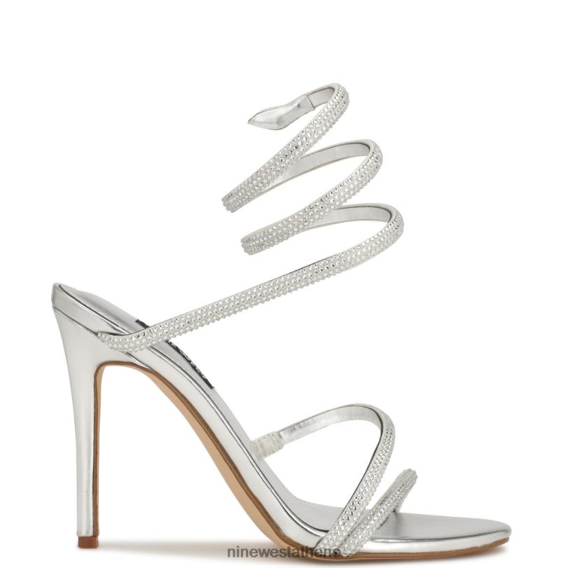 ασημί shimmer σουέτ