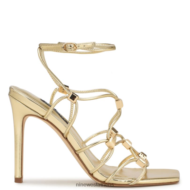 Nine West σανδάλια με τακούνια τενόρου ankle wrap 4L4BF252