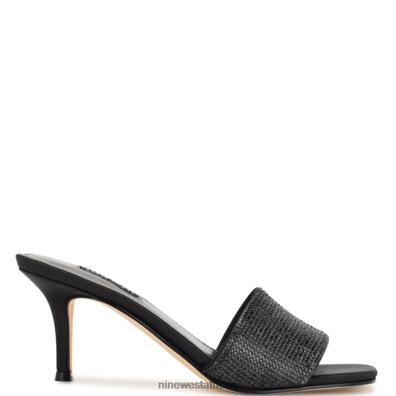 Nine West πέδιλα διαφανειών με τακούνι από στρας donnah 4L4BF239