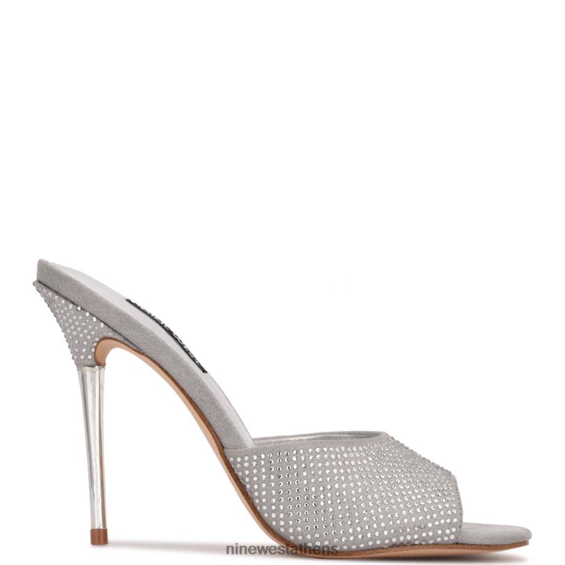 Nine West πέδιλα slide με τακούνι ντίβες 4L4BF405