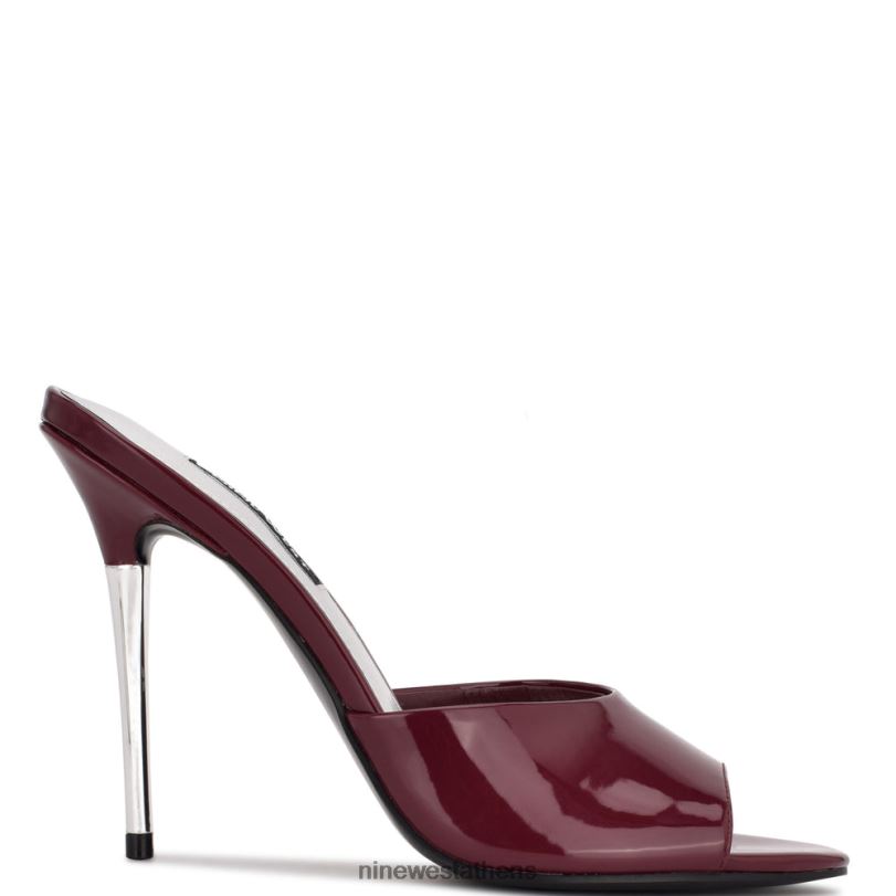 Nine West πέδιλα slide με τακούνι ντίβες 4L4BF475