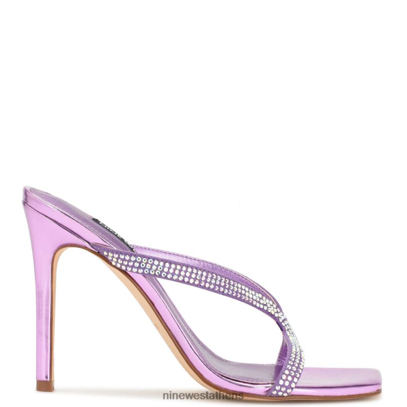 Nine West πέδιλα slide με twist τακούνι 4L4BF368