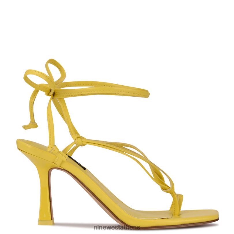 Nine West σανδάλι με τακούνι yippie ankle wrap 4L4BF1022