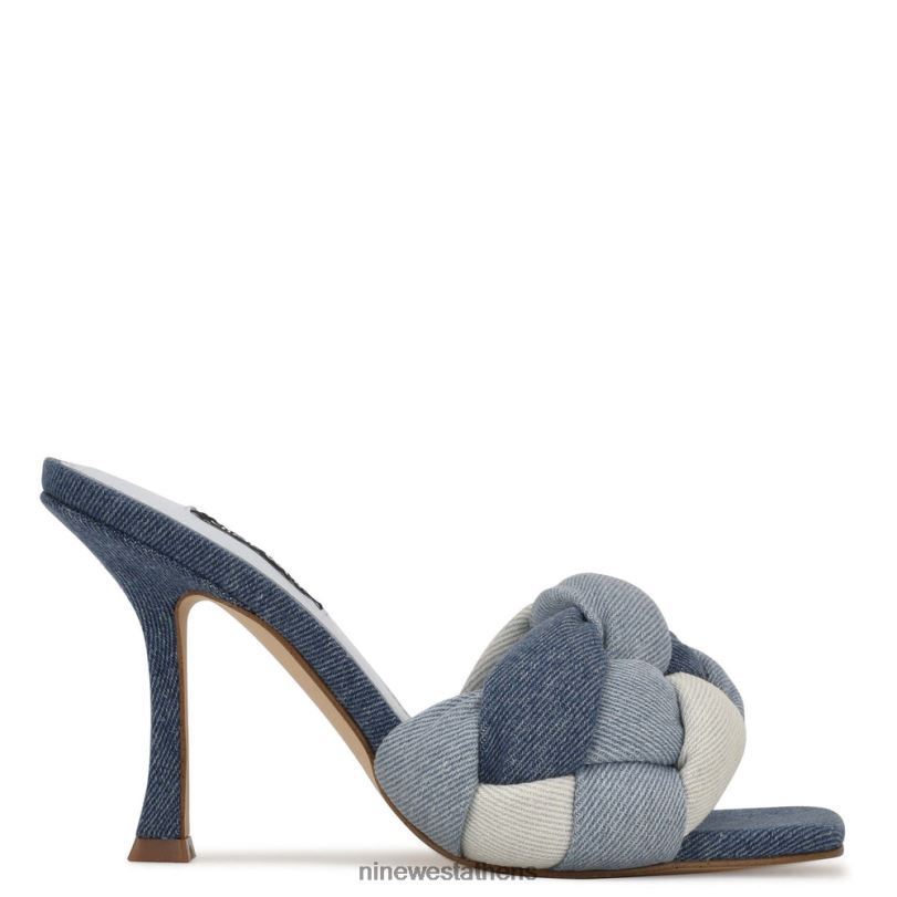 Nine West πέδιλα slide με τακούνι yoyo 4L4BF881