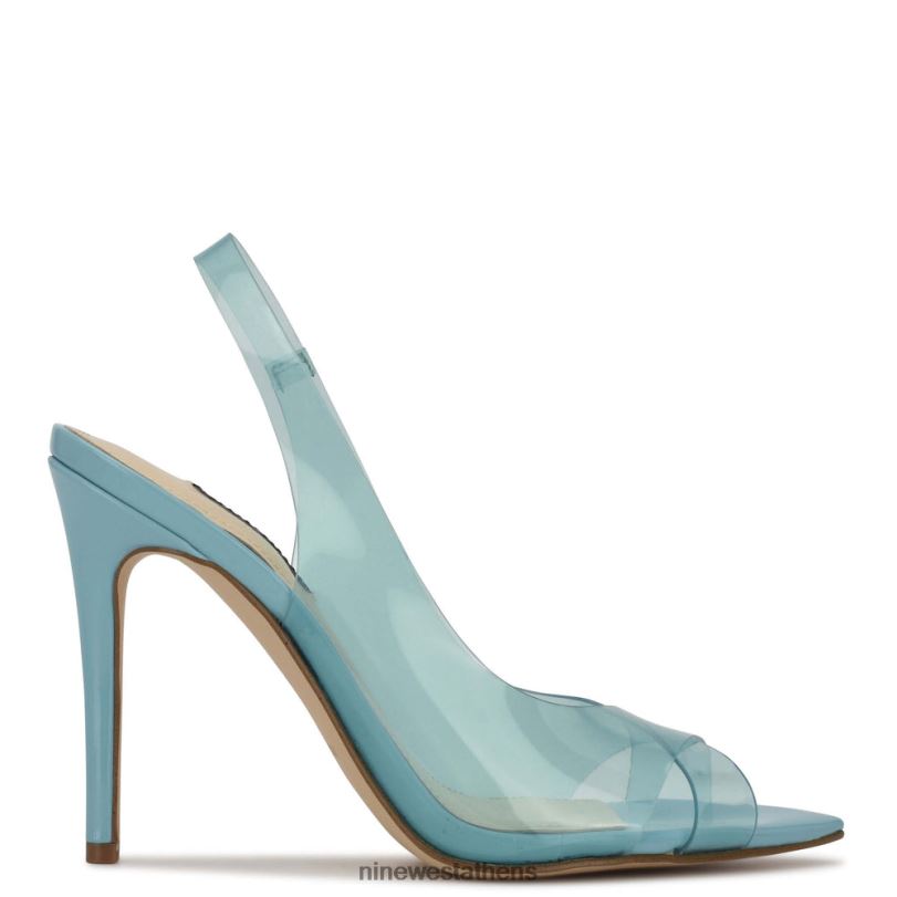 Nine West πέδιλα με τακούνι πουλόκα 4L4BF1046