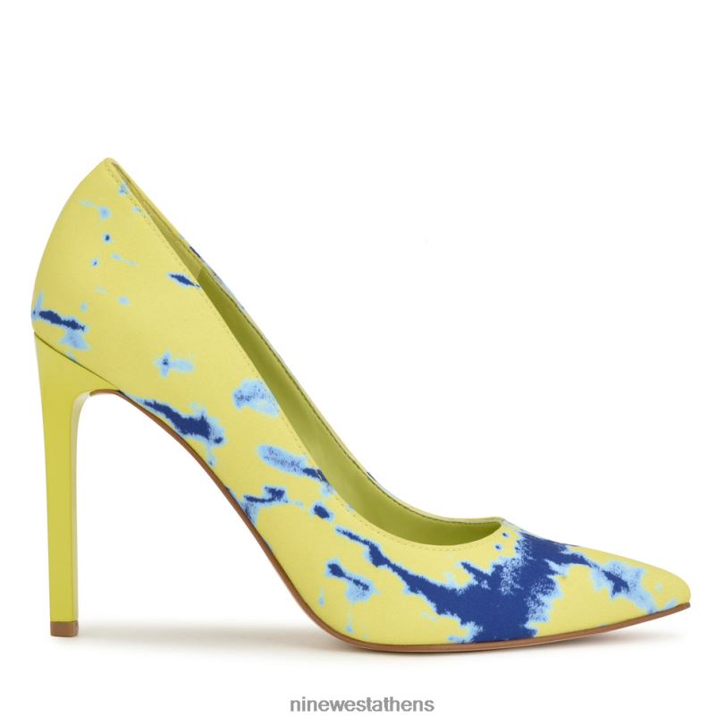 νέον πράσινο μπλε χρώμα γραβάτα