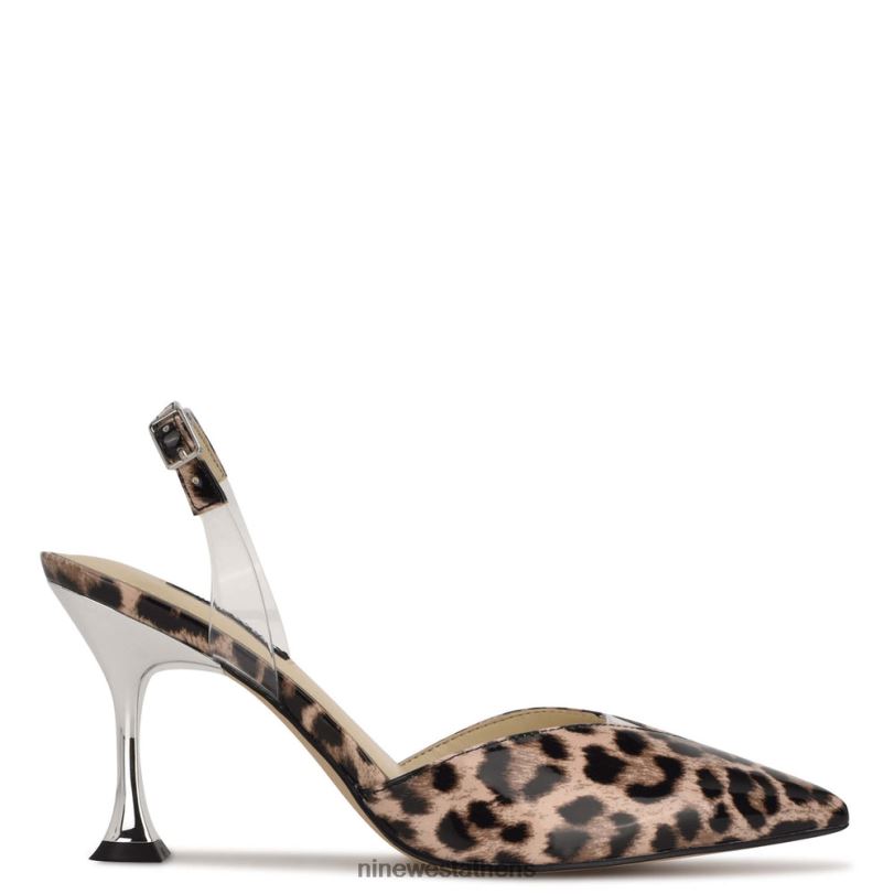 Nine West Θερμικά μυτερά δάχτυλα με τακούνι slingbacks 4L4BF1248